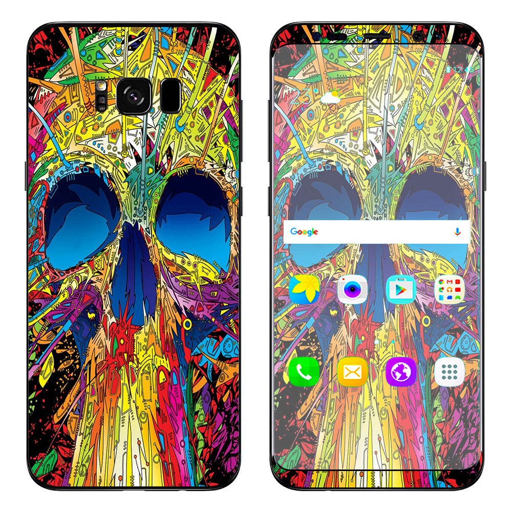  Colorful Skull 1 Samsung Galaxy S8 Skin