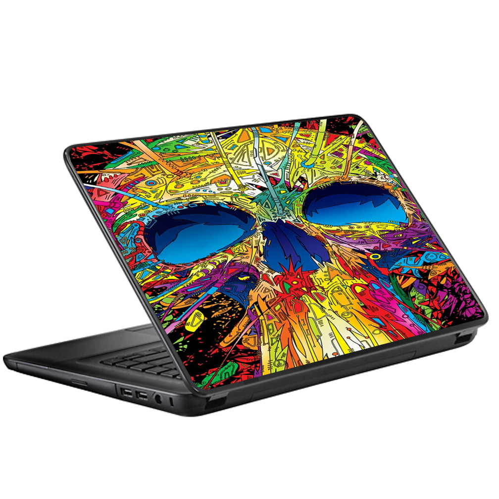  Colorful Skull 1 Universal 13 to 16 inch wide laptop Skin