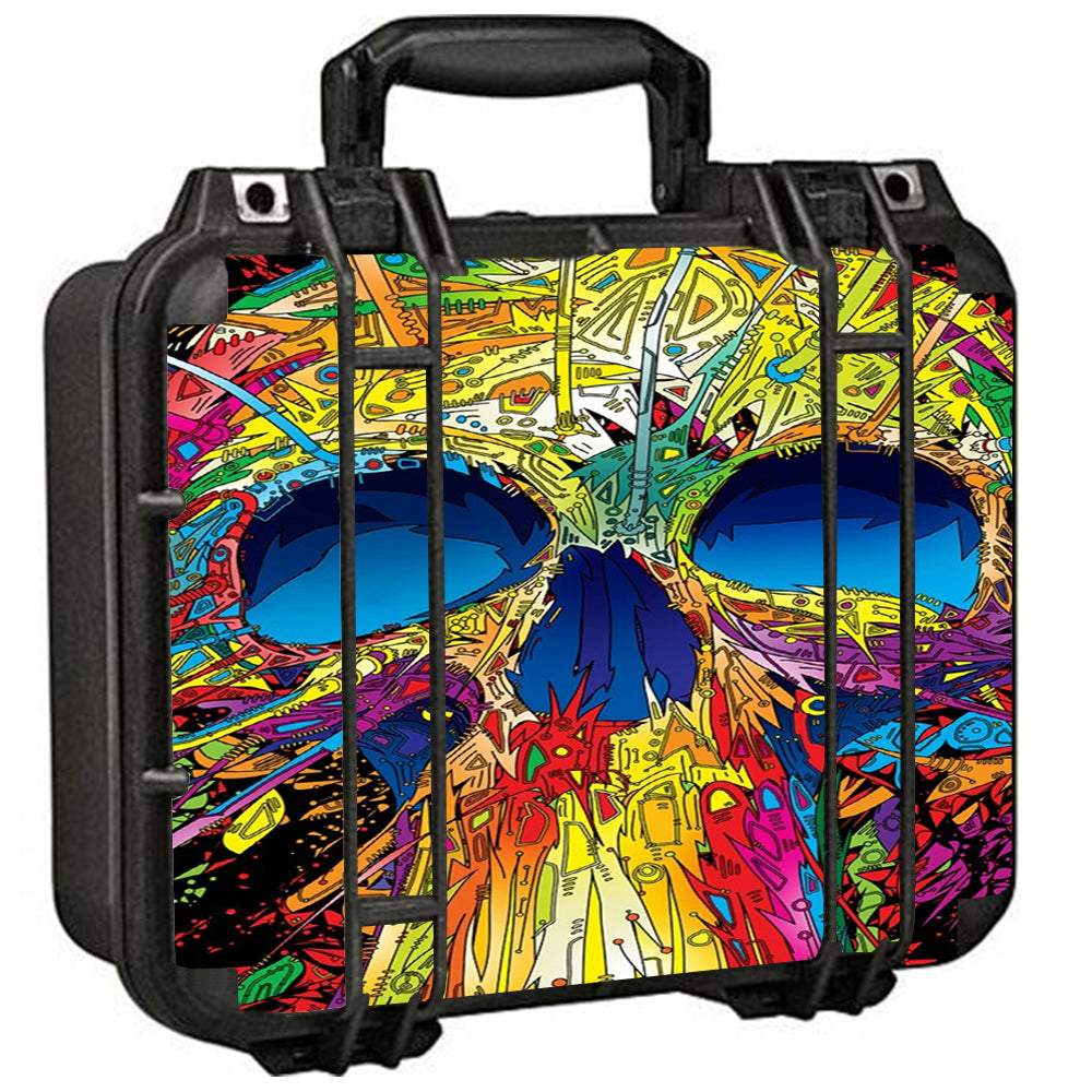  Colorful Skull 1 Pelican Case 1400 Skin