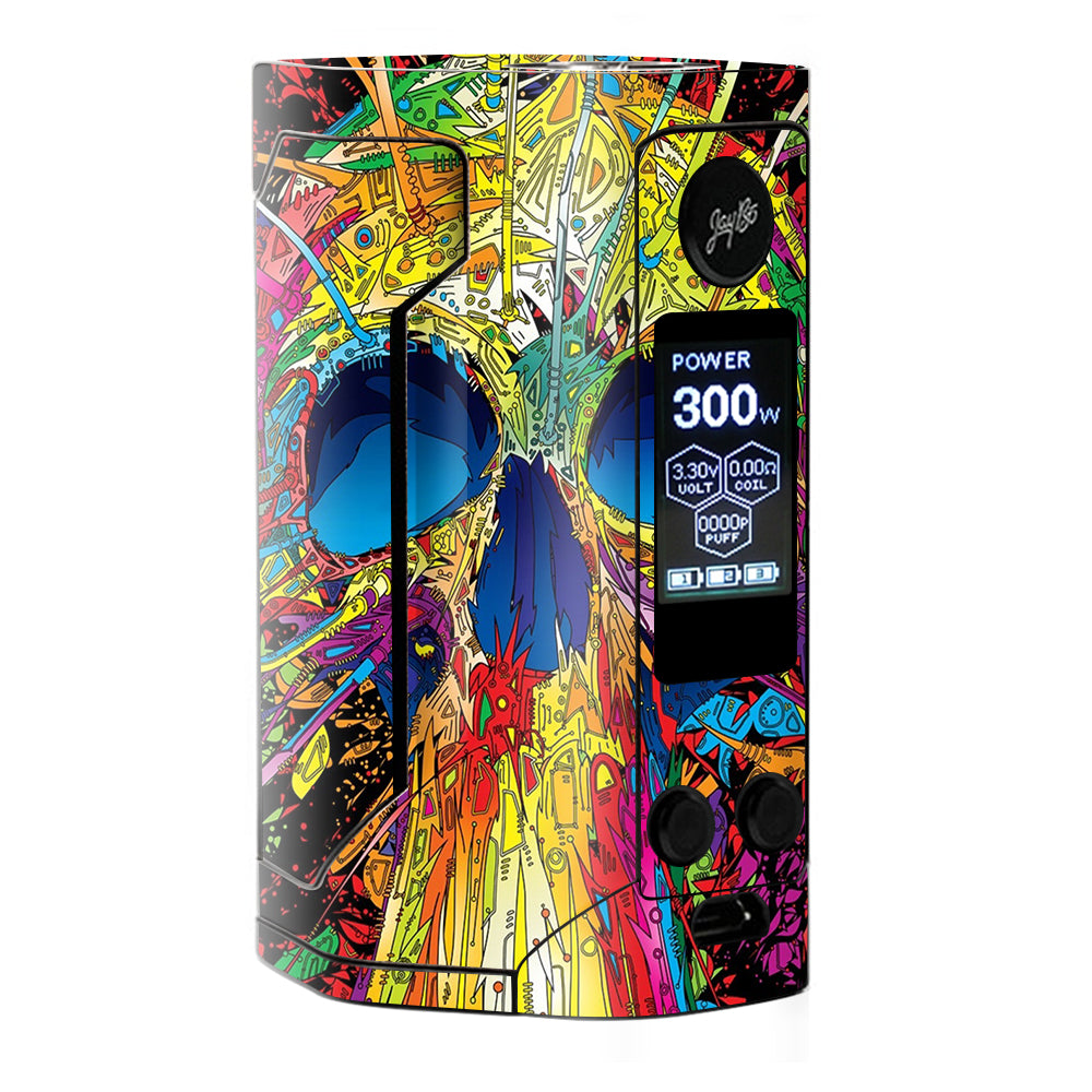  Colorful Skull 1 Wismec RX Gen 3 Skin