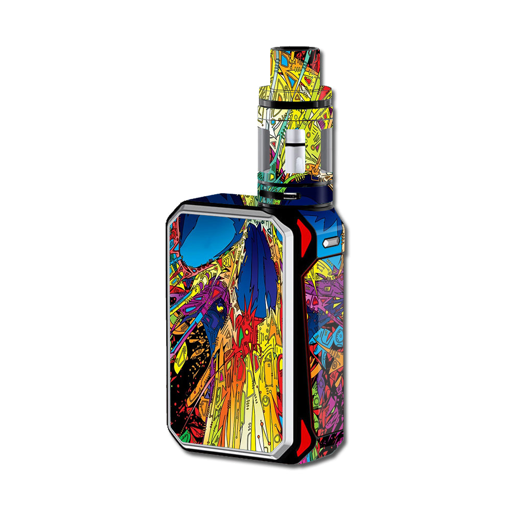  Colorful Skull 1 Smok G-Priv 220W Skin