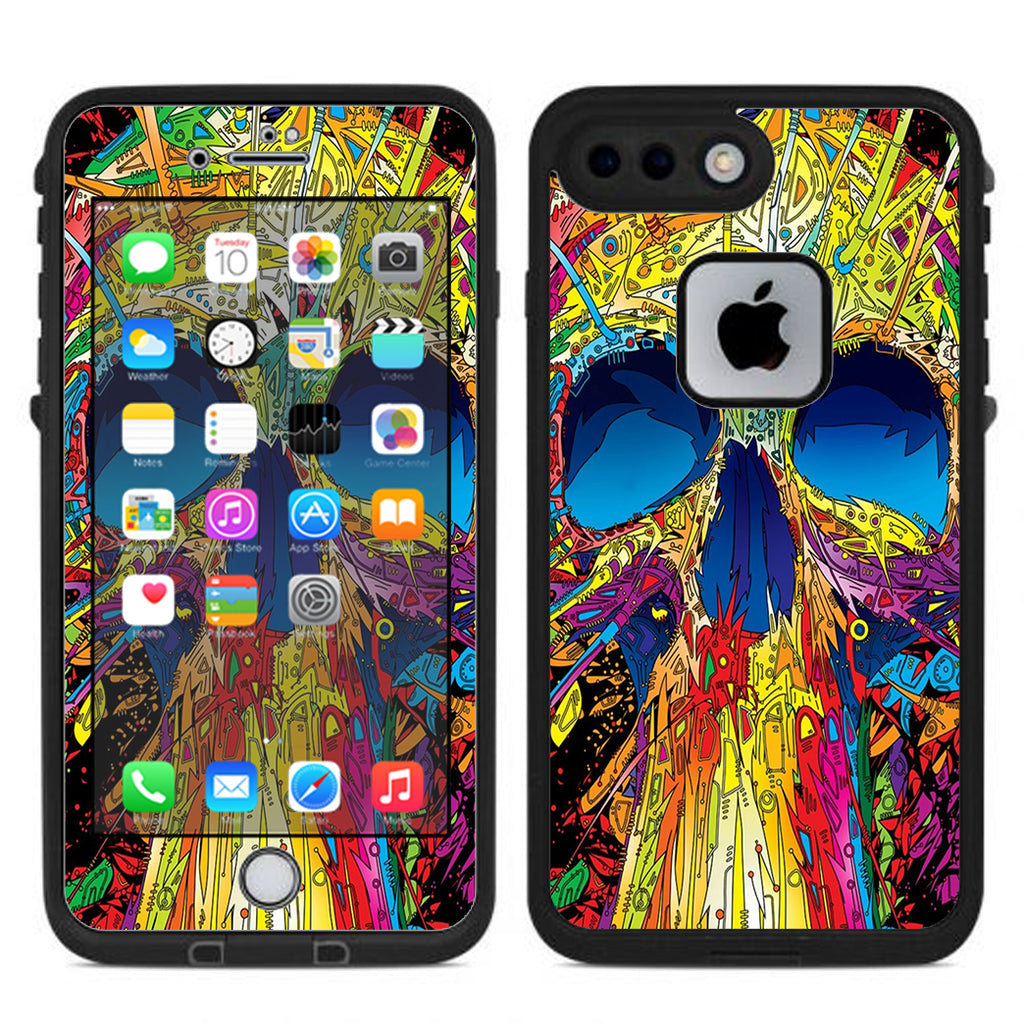  Colorful Skull 1 Lifeproof Fre iPhone 7 Plus or iPhone 8 Plus Skin