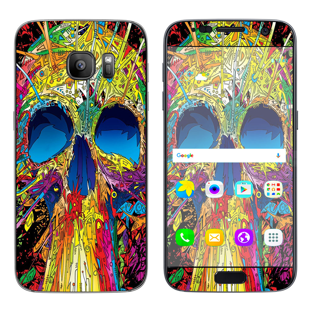 Colorful Skull 1 Samsung Galaxy S7 Skin