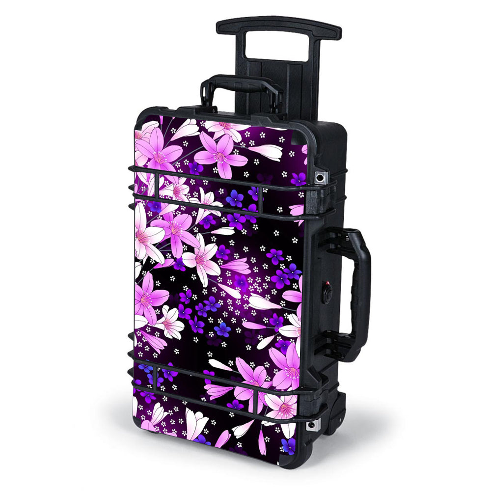  Purple Pink Flowers Lillie Pelican Case 1510 Skin