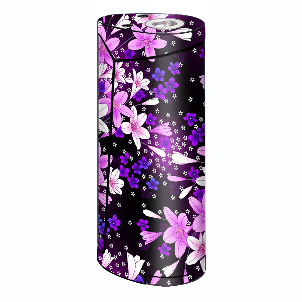  Purple Pink Flowers Lillie  Smok Priv V8 60w Skin