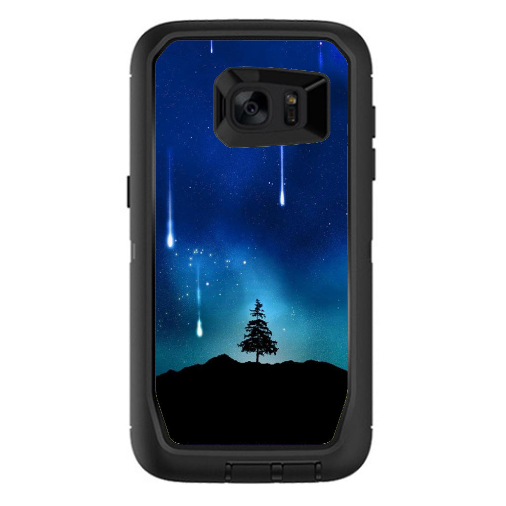  Falling Stars Trees Mount Otterbox Defender Samsung Galaxy S7 Edge Skin