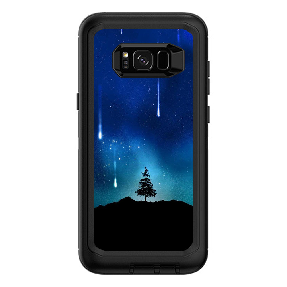  Falling Stars Trees Mount Otterbox Defender Samsung Galaxy S8 Plus Skin