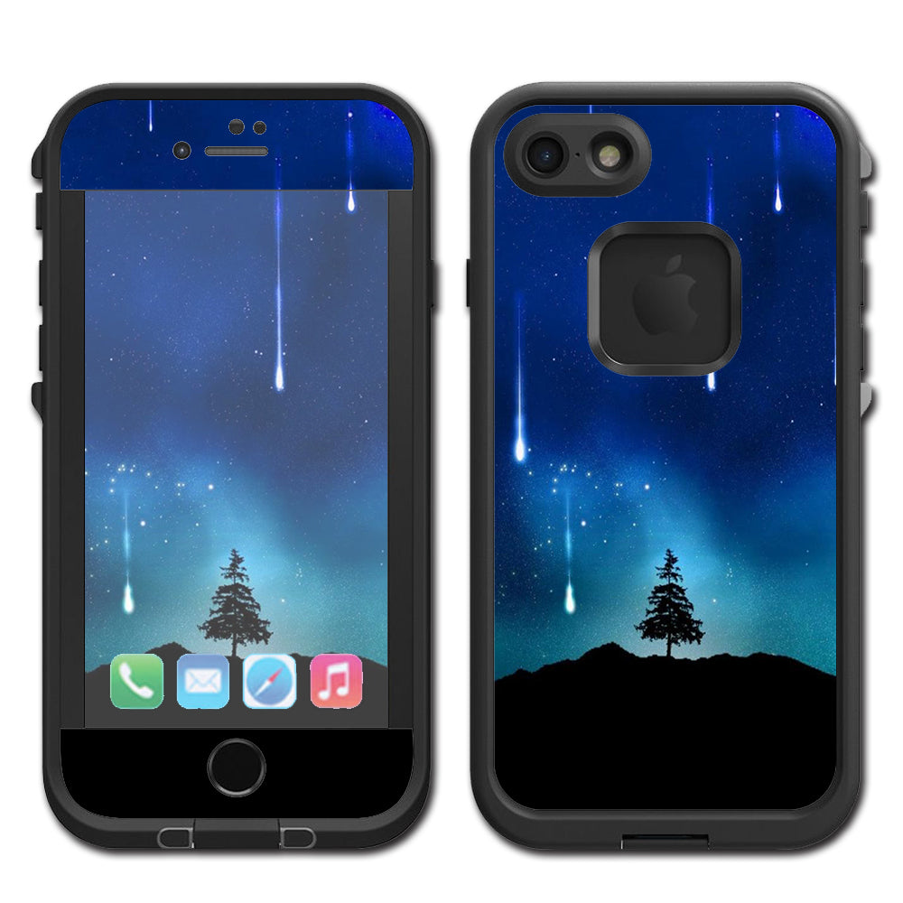  Falling Stars Trees Mount Lifeproof Fre iPhone 7 or iPhone 8 Skin
