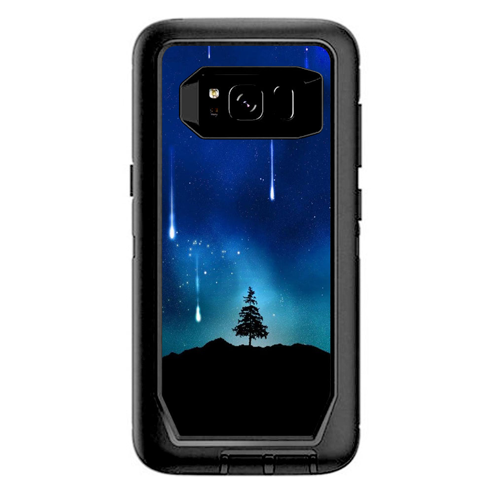  Falling Stars Trees Mount Otterbox Defender Samsung Galaxy S8 Skin