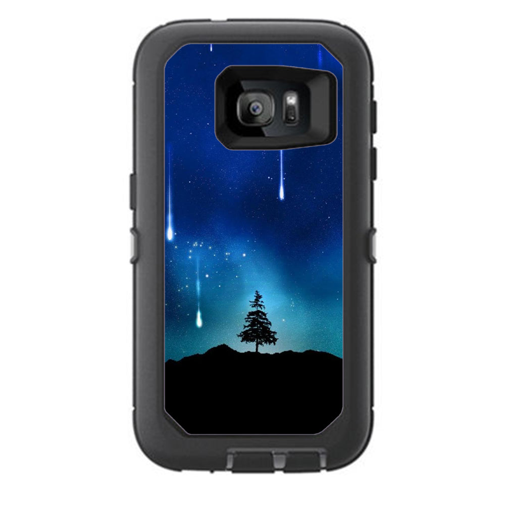  Falling Stars Trees Mount Otterbox Defender Samsung Galaxy S7 Skin
