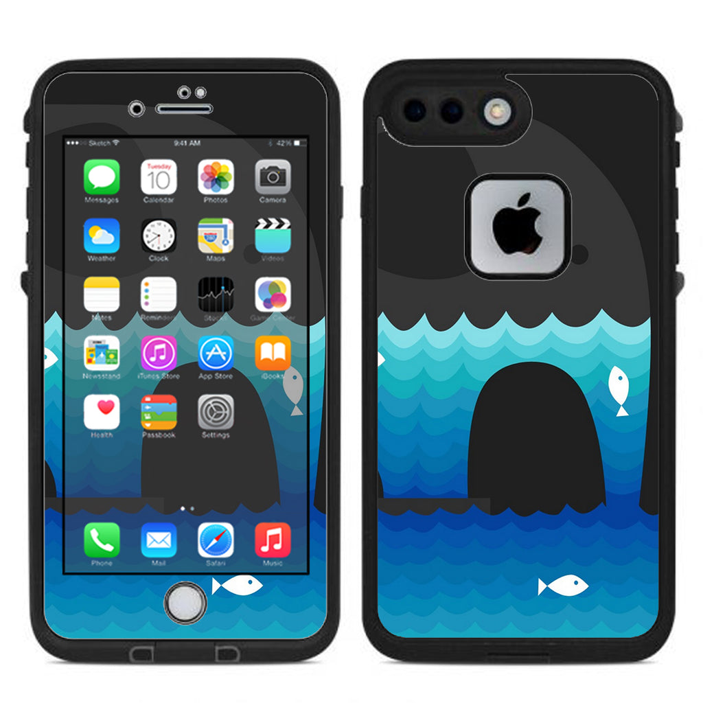  Elephant Art Water Fish Lifeproof Fre iPhone 7 Plus or iPhone 8 Plus Skin