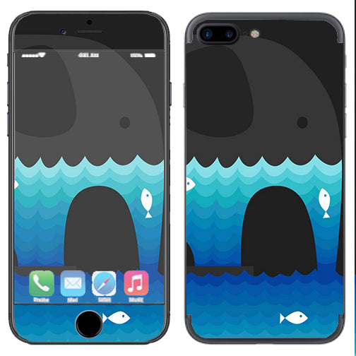  Elephant Art Water Fish Apple  iPhone 7+ Plus / iPhone 8+ Plus Skin