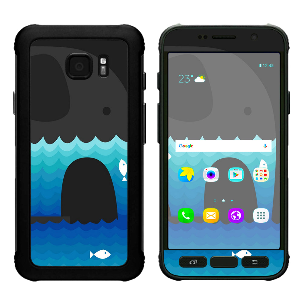  Elephant Art Water Fish Samsung Galaxy S7 Active Skin