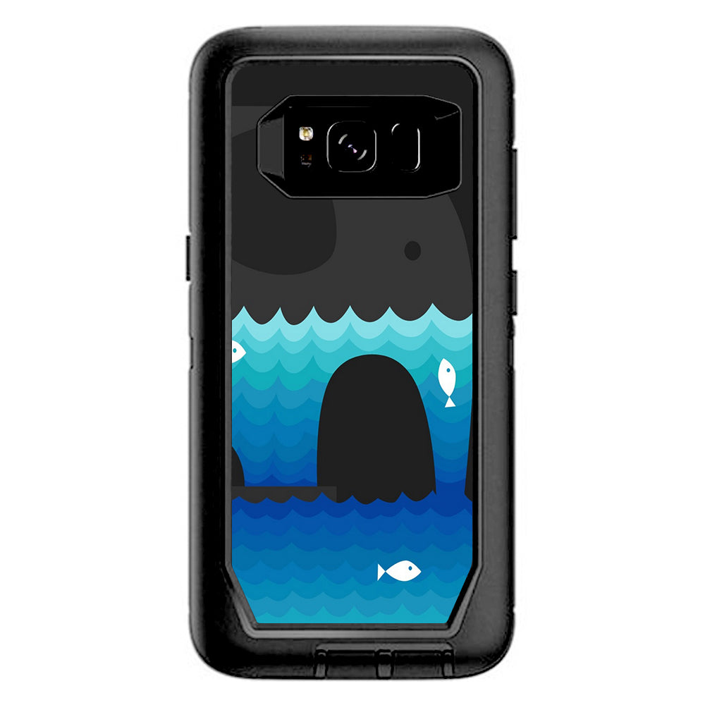 Elephant Art Water Fish Otterbox Defender Samsung Galaxy S8 Skin
