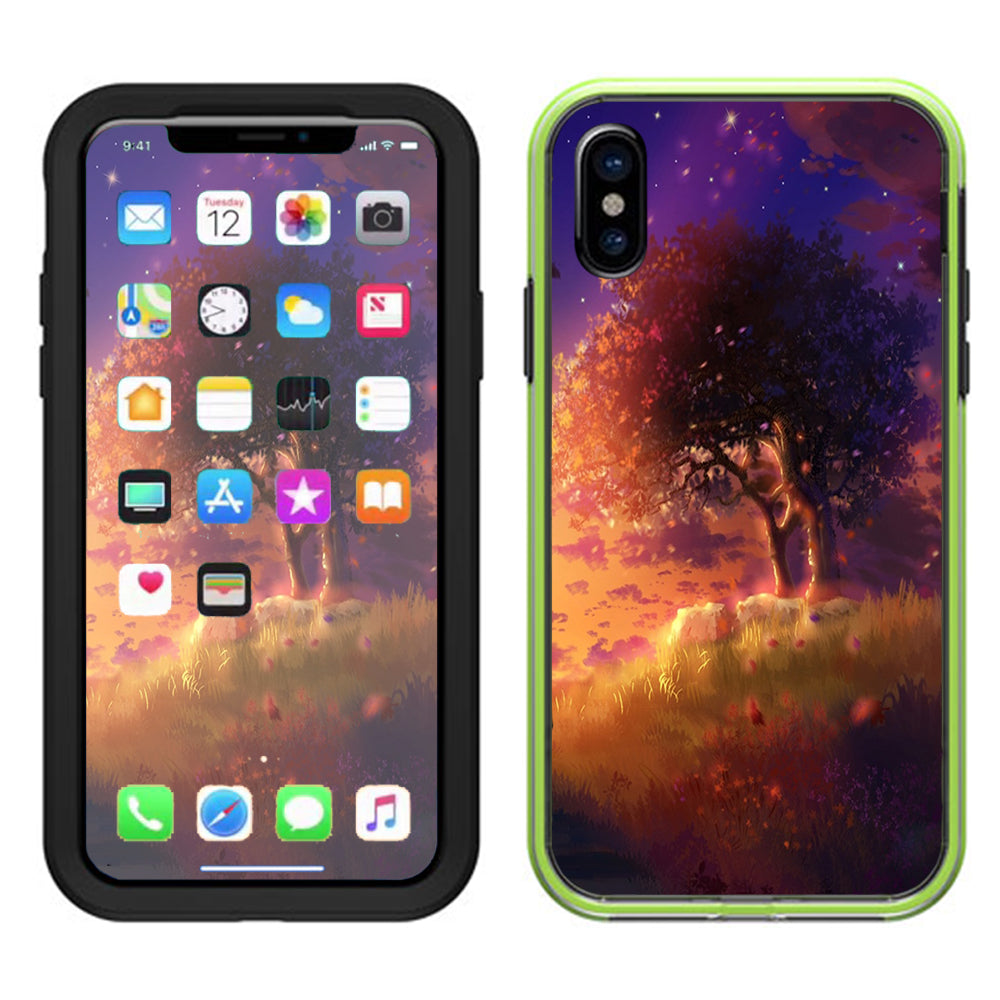  Beautiful Tree Stars Night  Lifeproof Slam Case iPhone X Skin
