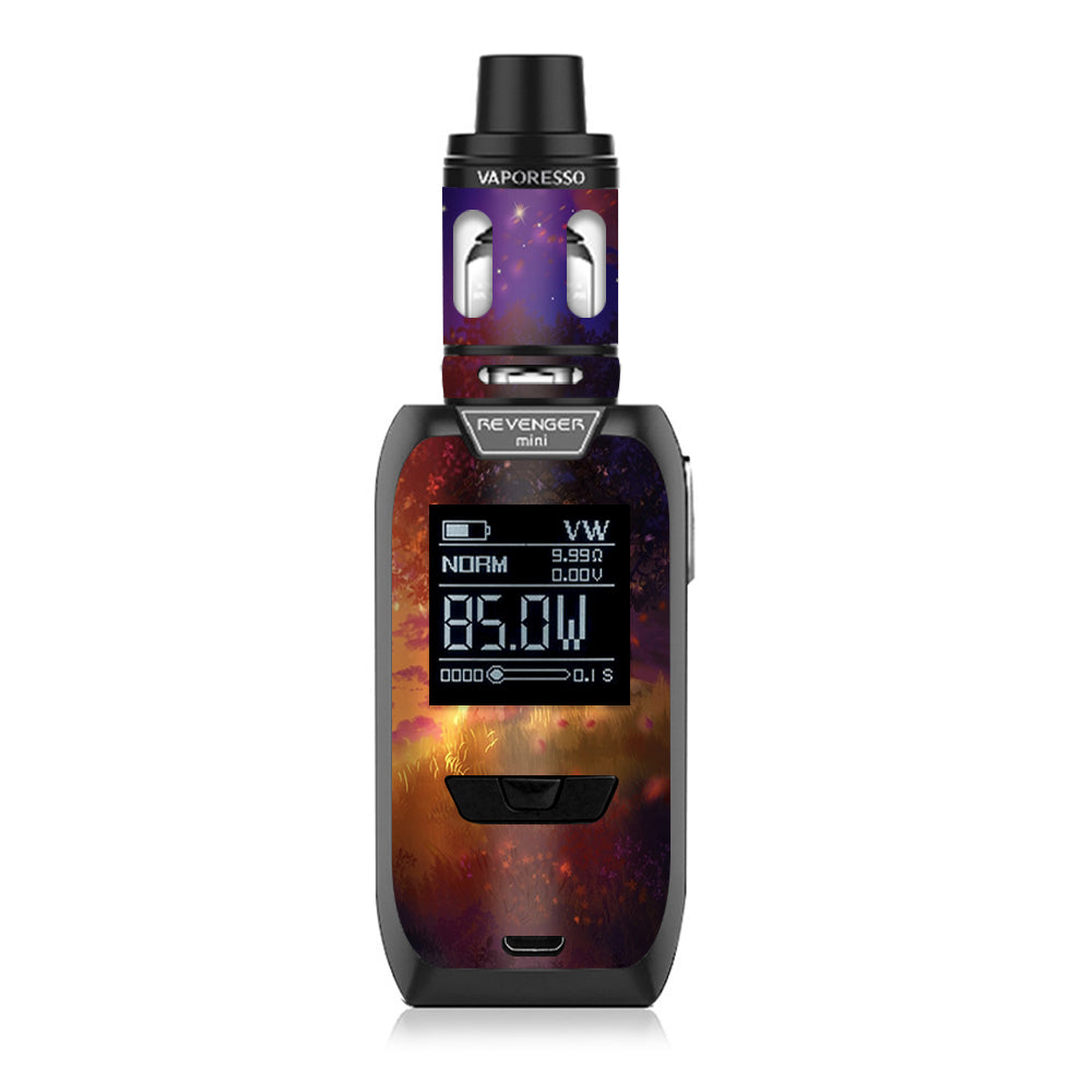  Beautiful Tree Stars Night  Vaporesso Revenger Mini 85w Skin