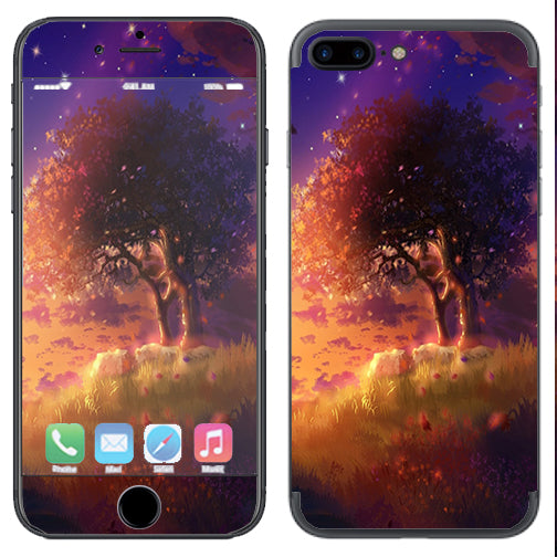  Beautiful Tree Stars Night Apple  iPhone 7+ Plus / iPhone 8+ Plus Skin