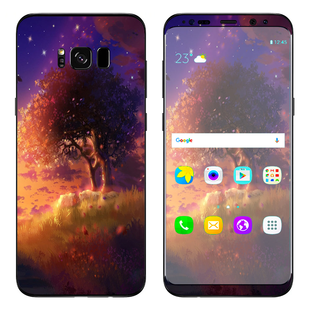  Beautiful Tree Stars Night  Samsung Galaxy S8 Skin