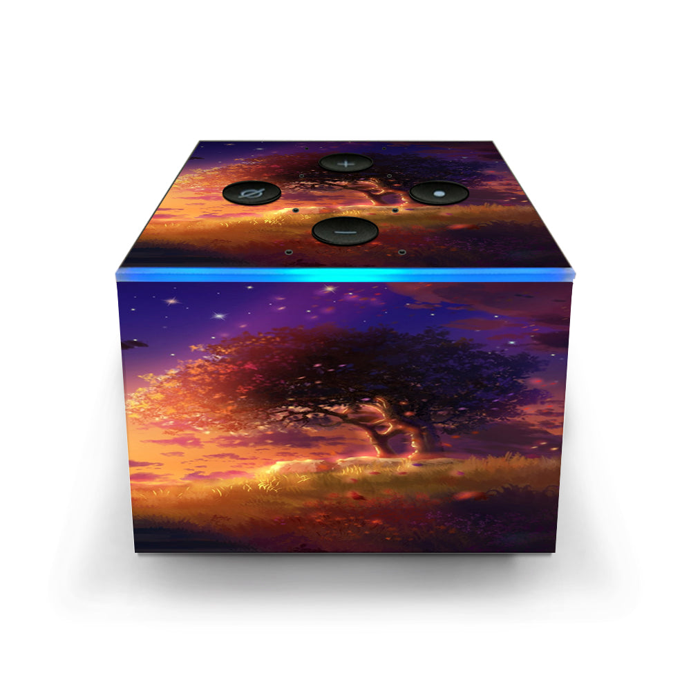  Beautiful Tree Stars Night  Amazon Fire TV Cube Skin