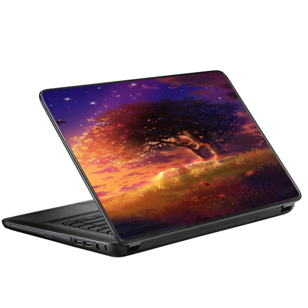  Beautiful Tree Stars Night Universal 13 to 16 inch wide laptop Skin