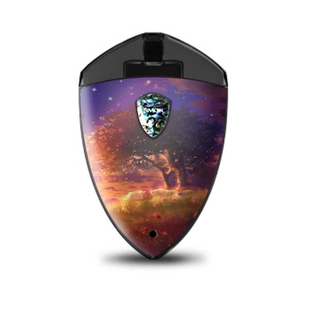  Beautiful Tree Stars Night  Smok Rolo Badge Skin