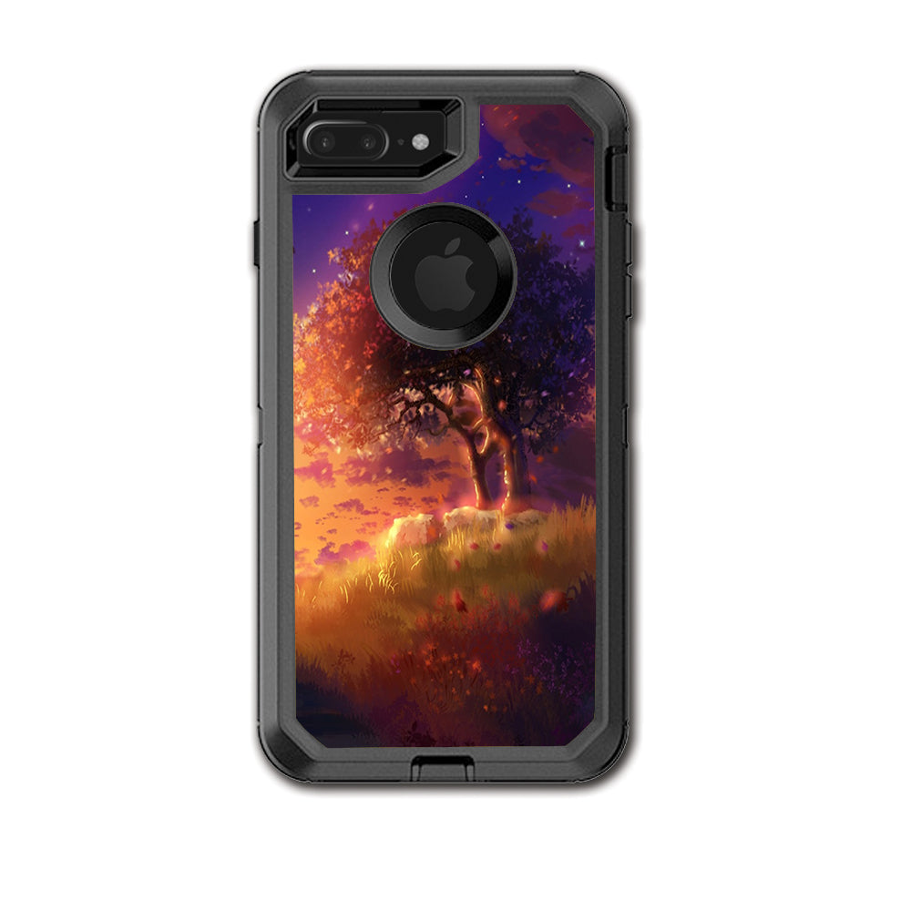  Beautiful Tree Stars Night Otterbox Defender iPhone 7+ Plus or iPhone 8+ Plus Skin