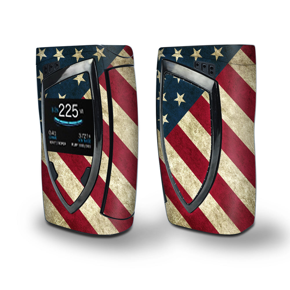 Skin Decal Vinyl Wrap for Smok Devilkin Kit 225w Vape (includes TFV12 Prince Tank Skins) skins cover/ America Flag Pattern