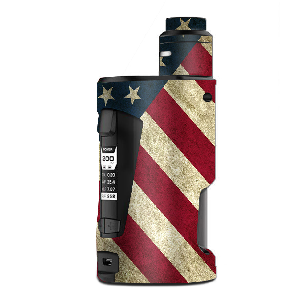  America Flag Pattern G Box Squonk Geek Vape Skin