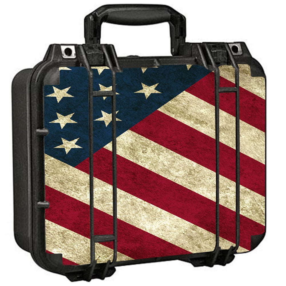  America Flag Pattern Pelican Case 1400 Skin