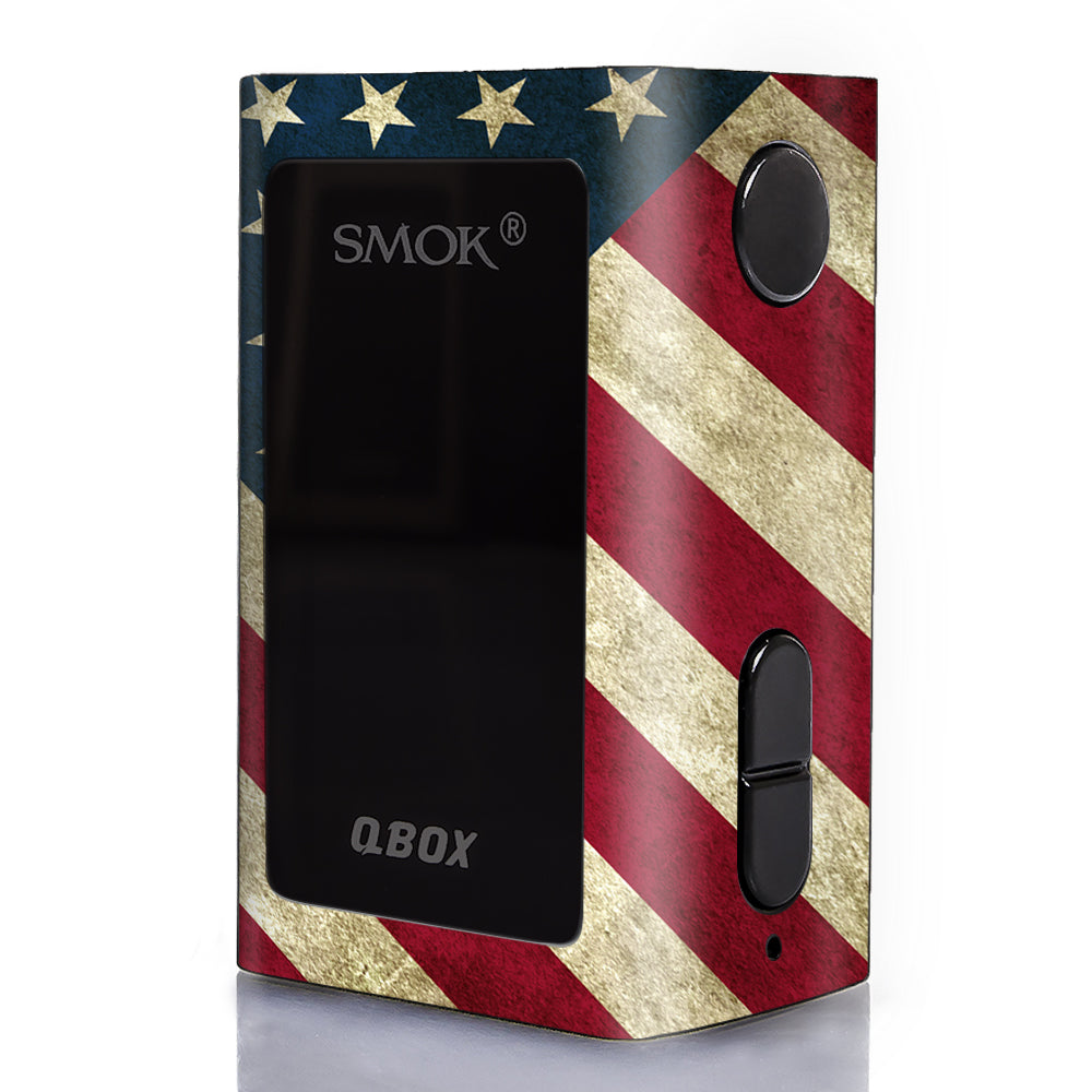  America Flag Pattern Smok Q-Box Skin