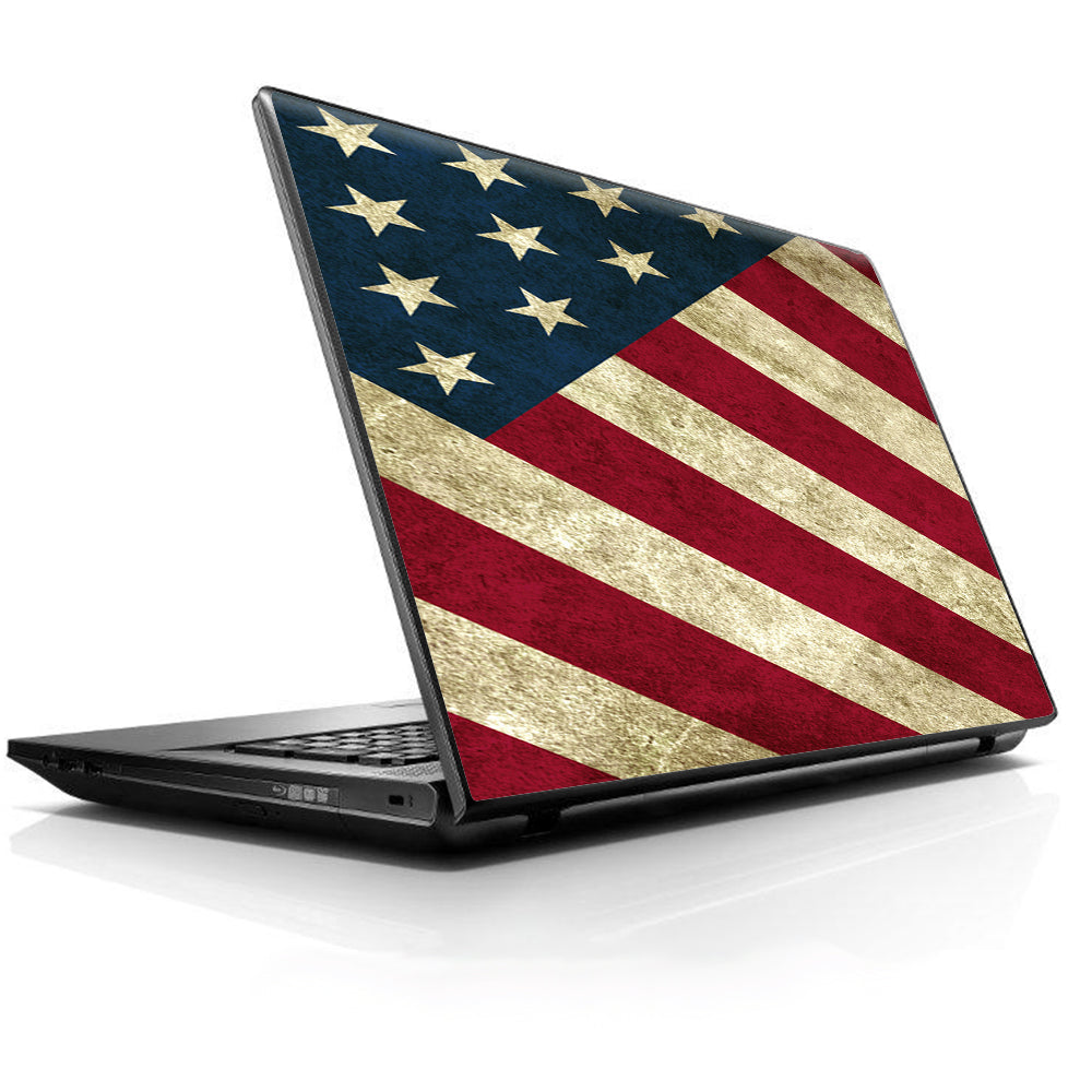  America Flag Pattern Universal 13 to 16 inch wide laptop Skin