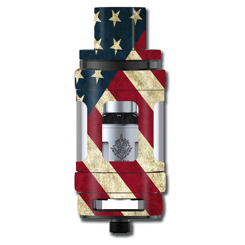  America Flag Pattern Smok TFV12 Tank Skin