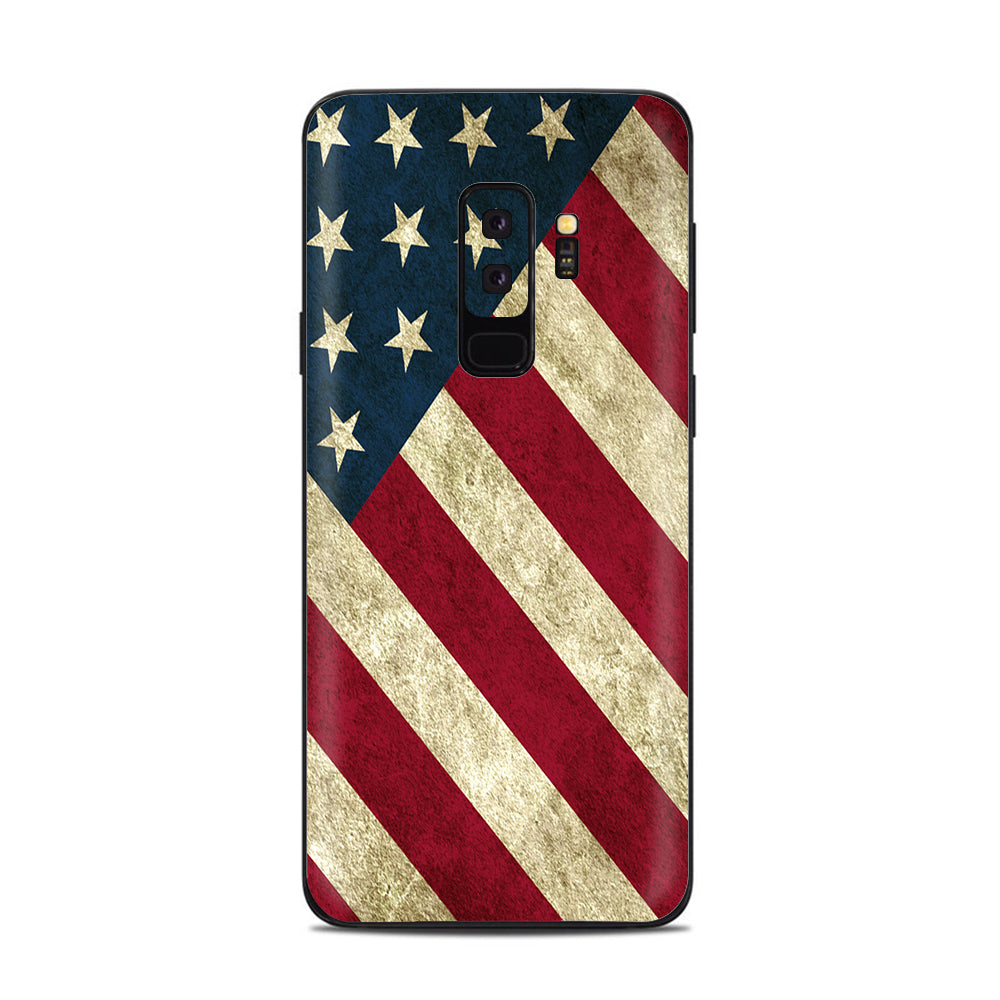  America Flag Pattern Samsung Galaxy S9 Plus Skin