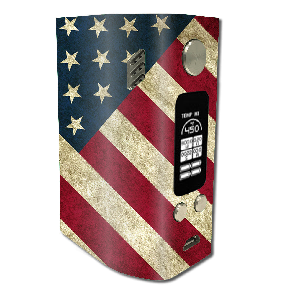  America Flag Pattern Wismec Reuleaux RX300 Skin