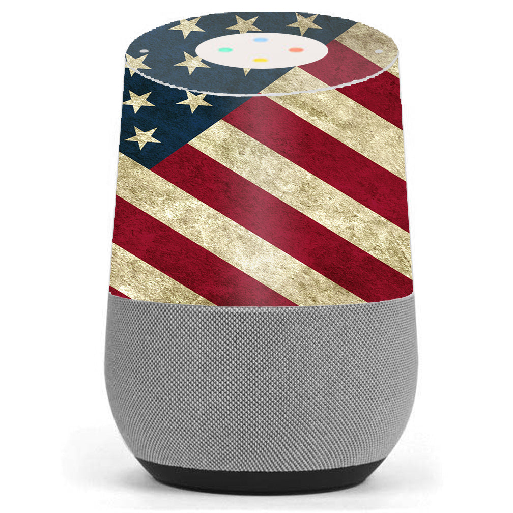  America Flag Pattern Google Home Skin