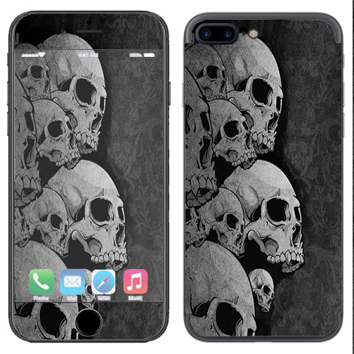  Skulls Stacked Apple  iPhone 7+ Plus / iPhone 8+ Plus Skin