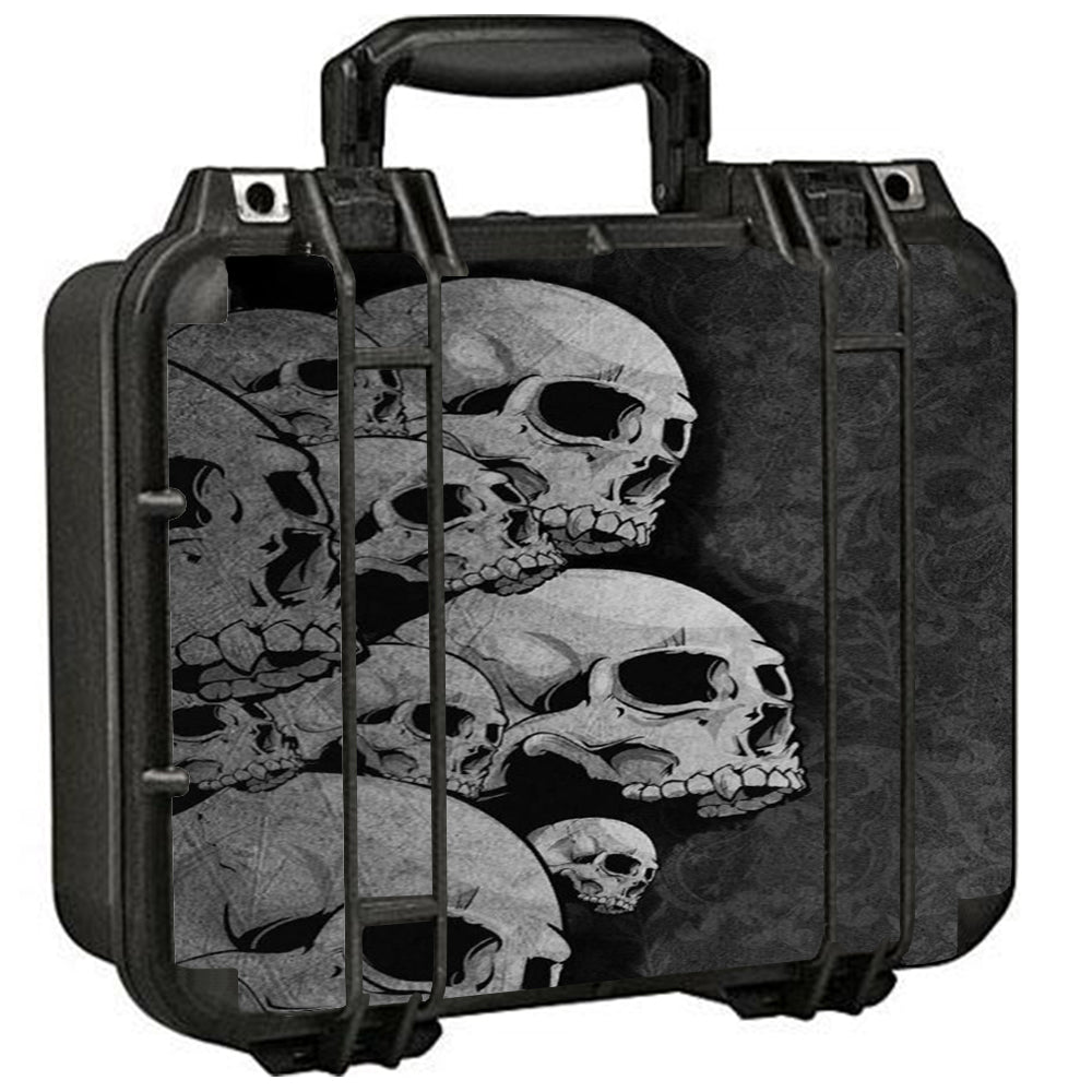  Skulls Stacked Pelican Case 1400 Skin
