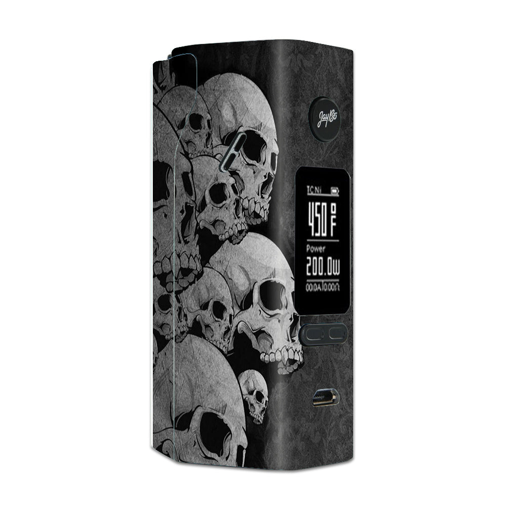  Skulls Stacked Wismec Reuleaux RX 2/3 combo kit Skin