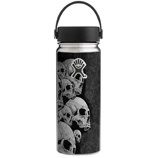  Skulls Stacked Hydroflask 18oz Wide Mouth Skin