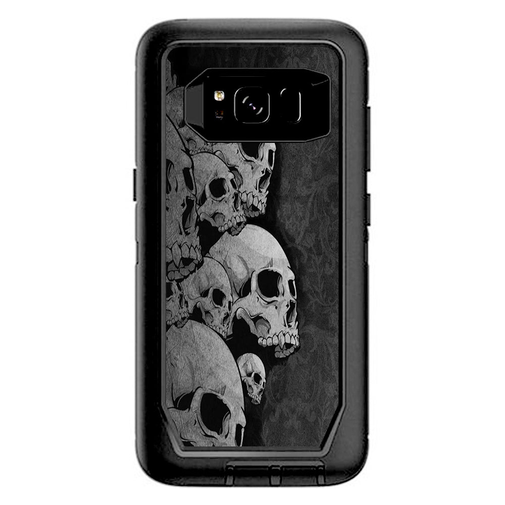  Skulls Stacked Otterbox Defender Samsung Galaxy S8 Skin