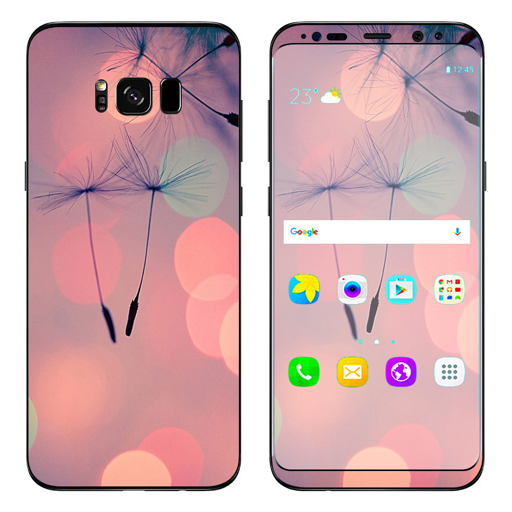  Dandilions Blowing Wind Samsung Galaxy S8 Skin