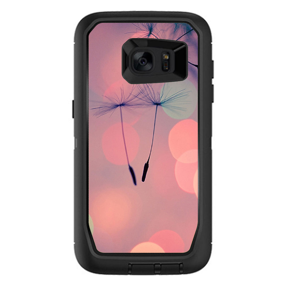  Dandilions Blowing Wind Otterbox Defender Samsung Galaxy S7 Edge Skin