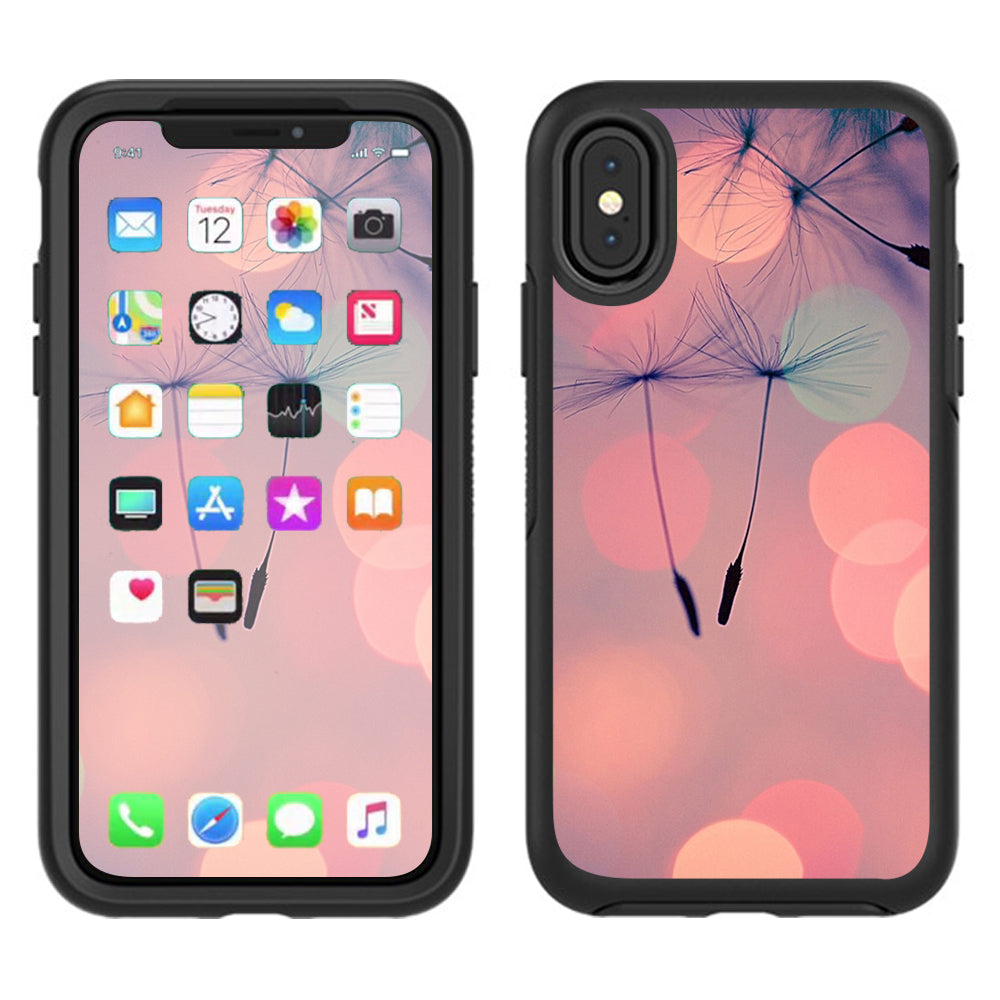  Dandilions Blowing Wind Otterbox Defender Apple iPhone X Skin