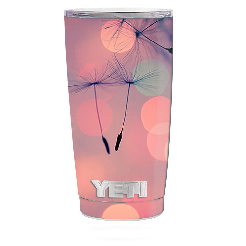  Dandilions Blowing Wind Yeti 20oz Rambler Tumbler Skin