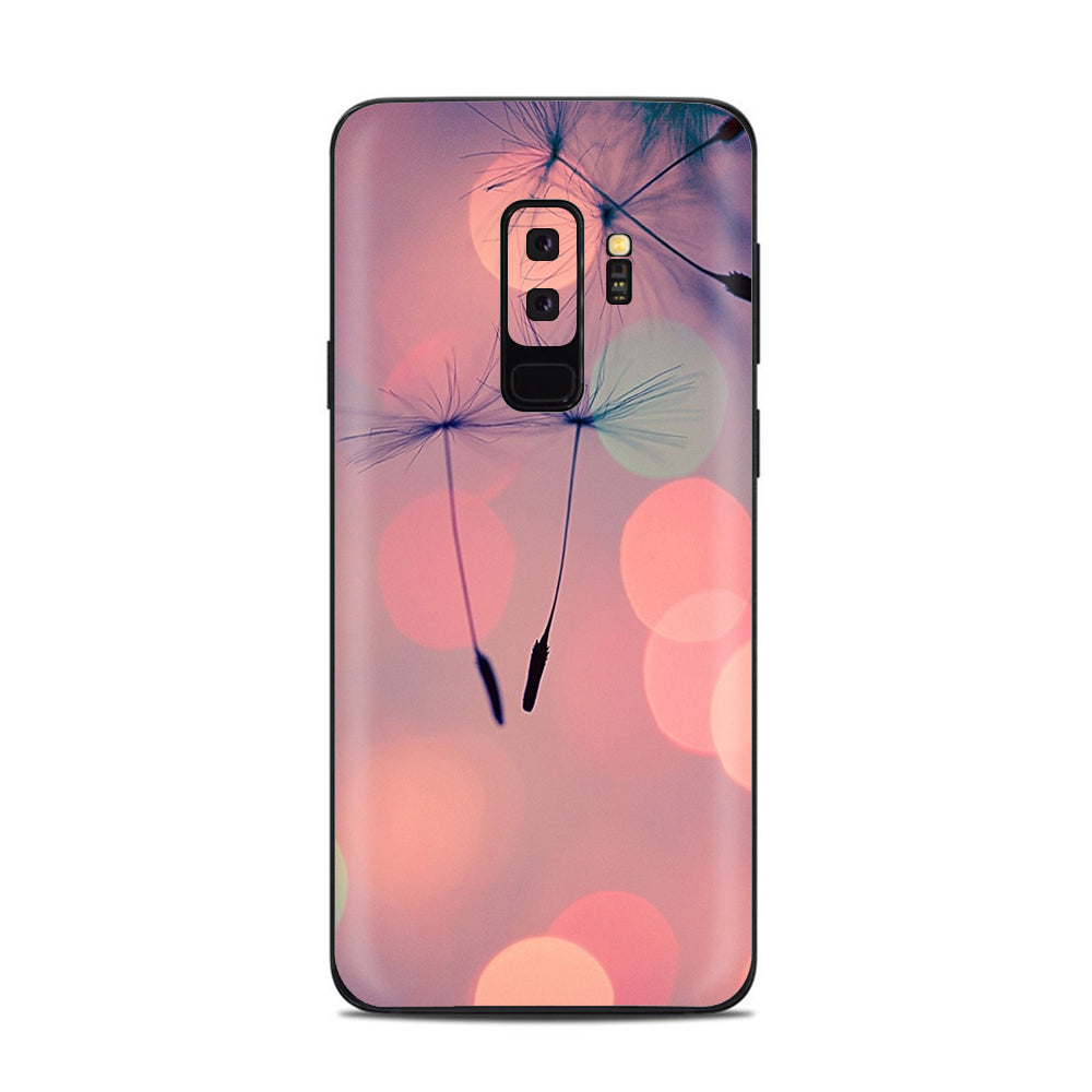  Dandilions Blowing Wind Samsung Galaxy S9 Plus Skin