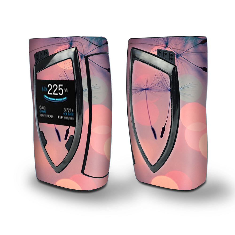 Skin Decal Vinyl Wrap for Smok Devilkin Kit 225w Vape (includes TFV12 Prince Tank Skins) skins cover/ dandilions blowing wind