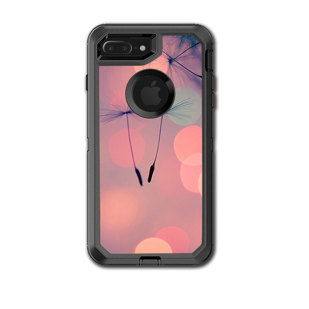  Dandilions Blowing Wind Otterbox Defender iPhone 7+ Plus or iPhone 8+ Plus Skin