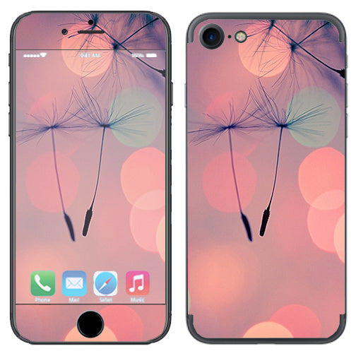  Dandilions Blowing Wind Apple iPhone 7 or iPhone 8 Skin