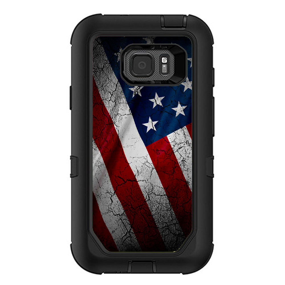  American Flag Distressed Otterbox Defender Samsung Galaxy S7 Active Skin