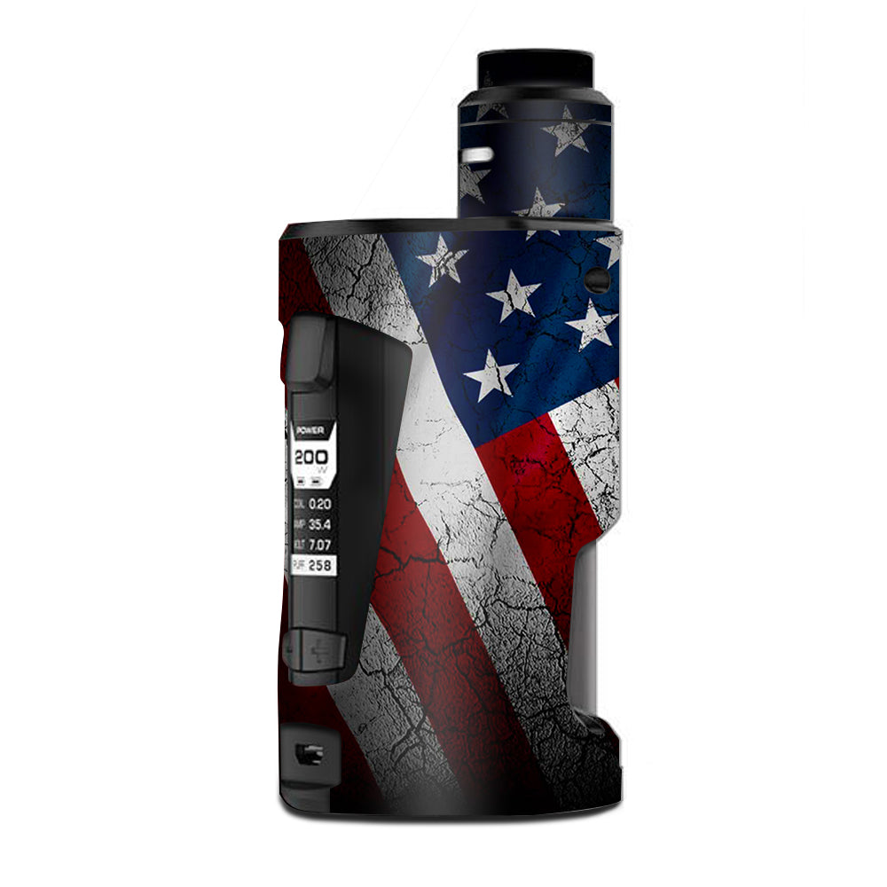  American Flag Distressed  G Box Squonk Geek Vape Skin